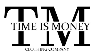 TM TIME IS MONEY CLOTHING COMPANY logo