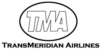 TMA TRANSMERIDIAN AIRLINES logo