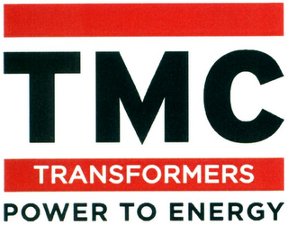TMC TRANSFORMERS POWER TO ENERGY logo