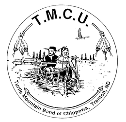 T.M.C.U. TURTLE MOUNTAIN BAND OF CHIPPEWA, TRENTON, ND logo