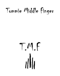 T.M.F TOMMIE MIDDLE FINGER logo