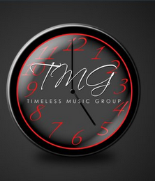 TMG TIMELESS MUSIC GROUP 1 2 3 4 5 6 7 8 9 10 11 12 logo