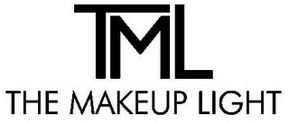 TML THE MAKEUP LIGHT logo