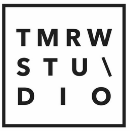 TMRW STU\DIO logo