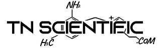 TN SCIENTIFIC.COM NH2 H3C logo