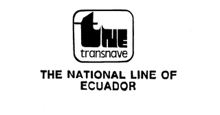 TNE TRANSNAVE THE NATIONAL LINE OF ECUADOR logo