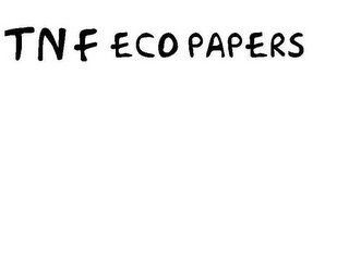 TNF ECOPAPERS logo