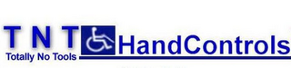 TNT HAND CONTROLS TOTALLY NO TOOLS logo