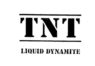 TNT LIQUID DYNAMITE logo