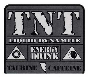 TNT LIQUID DYNAMITE ENERGY DRINK TAURINE CAFFEINE logo