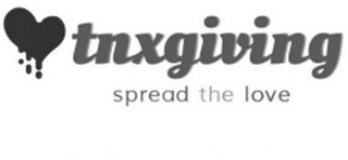 TNXGIVING SPREAD THE LOVE logo