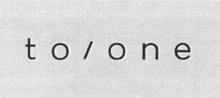 TO / ONE logo