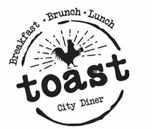 TOAST CITY DINER BREAKFAST BRUNCH LUNCH logo