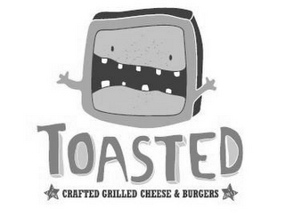TOASTED CRAFTED GRILLED CHEESE & BURGERS logo