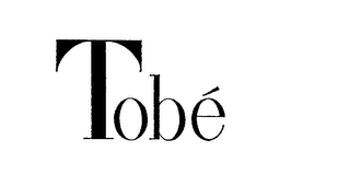 TOBE logo