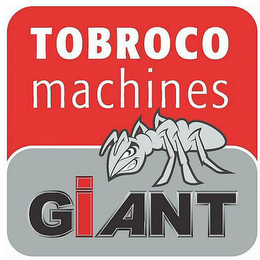 TOBROCO MACHINES GIANT logo