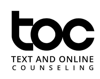 TOC TEXT AND ONLINE COUNSELING logo