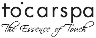 TOCARSPA THE ESSENCE OF TOUCH logo