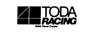 TODA RACING MOTOR POWER CREATOR. logo