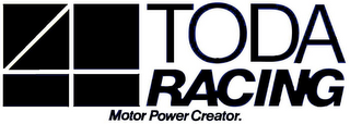 TODA RACING MOTOR POWER CREATOR. logo