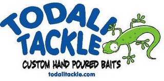 TODALI TACKLE CUSTOM HAND POURED BAITS TODALITACKLE.COM logo