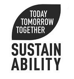 TODAY TOMORROW TOGETHER SUSTAIN ABILITY logo