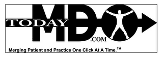TODAYMD.COM MERGING PATIENT AND PRACTICE ONE CLICK AT A TIME. logo