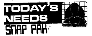 TODAY'S NEEDS SNAP PAK logo