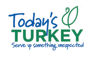 TODAY'S TURKEY SERVE UP SOMETHING UNEXPECTED