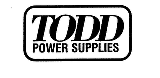 TODD POWER SUPPLIES logo