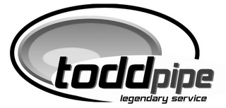 TODDPIPE LEGENDARY SERVICE logo