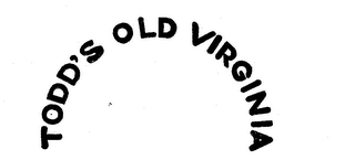 TODDS OLD VIRGINIA logo