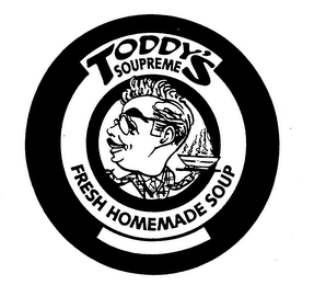 TODDY'S SOUPREME FRESH HOMEMADE SOUP logo