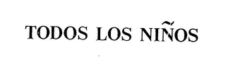 TODOS LOS NINOS logo