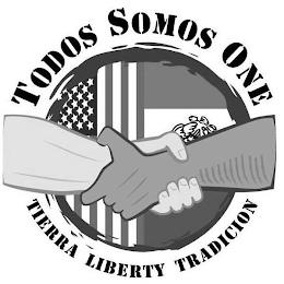 TODOS SOMOS ONE TIERRA LIBERTY TRADICION logo