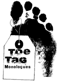 TOE TAG MONOLOGUES logo