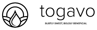 TOGAVO SUBTLY SWEET, BOLDLY BENEFICIAL logo