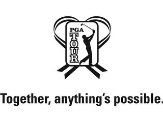 TOGETHER, ANYTHING'S POSSIBLE. PGA TOUR logo