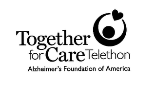 TOGETHER FOR CARE TELETHON ALZHEIMER'S FOUNDATION OF AMERICA logo