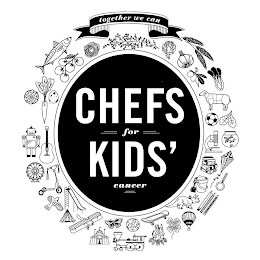 TOGETHER WE CAN CHEFS FOR KIDS' CANCER logo