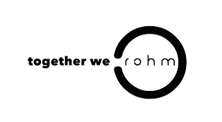 TOGETHER WE ROHM logo