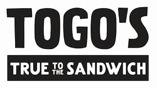 TOGO'S TRUE TO THE SANDWICH logo