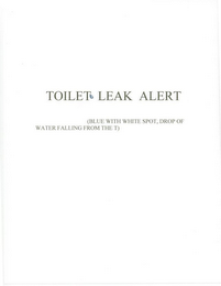 TOILET LEAK ALERT logo