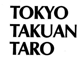TOKYO TAKUAN TARO logo