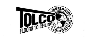 TOLCO FLOORS TO CEILINGS WORLDWIDE LIQUIDATORS logo