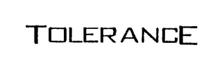 TOLERANCE logo