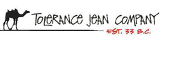 TOLERANCE JEAN COMPANY EST. 33 B.C. logo