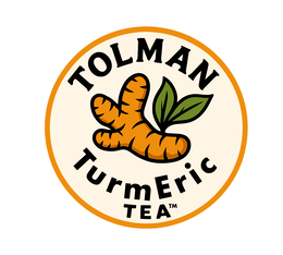TOLMAN TURMERIC TEA logo