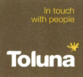 TOLUNA IN TOUCH WITH PEOPLE logo