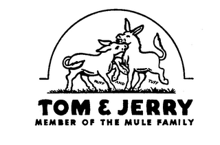 TOM & JERRY MEMBER OF THE MULE FAMILY RUFF AND TUFF logo